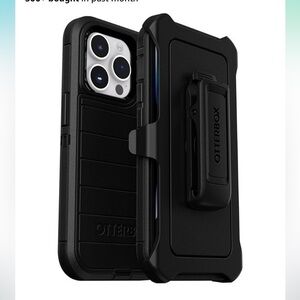 OtterBox Black Rugged iPhone 14 Pro Case with Clip